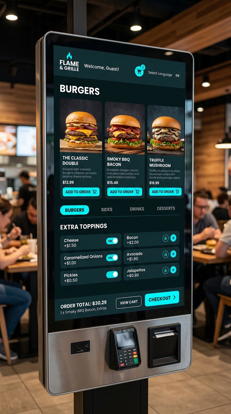 Kiosk-System Kosten im Vergleich: Hardware, Software & ROI